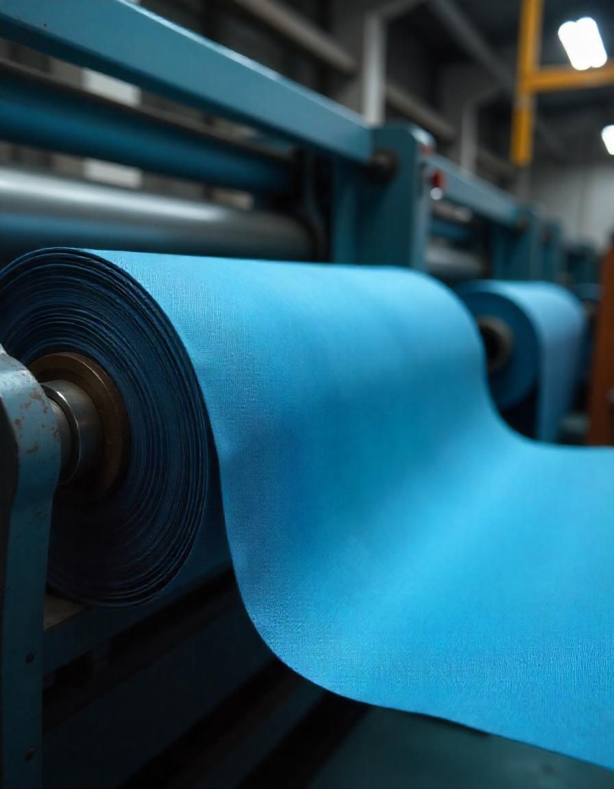 bobine de tissu viscose