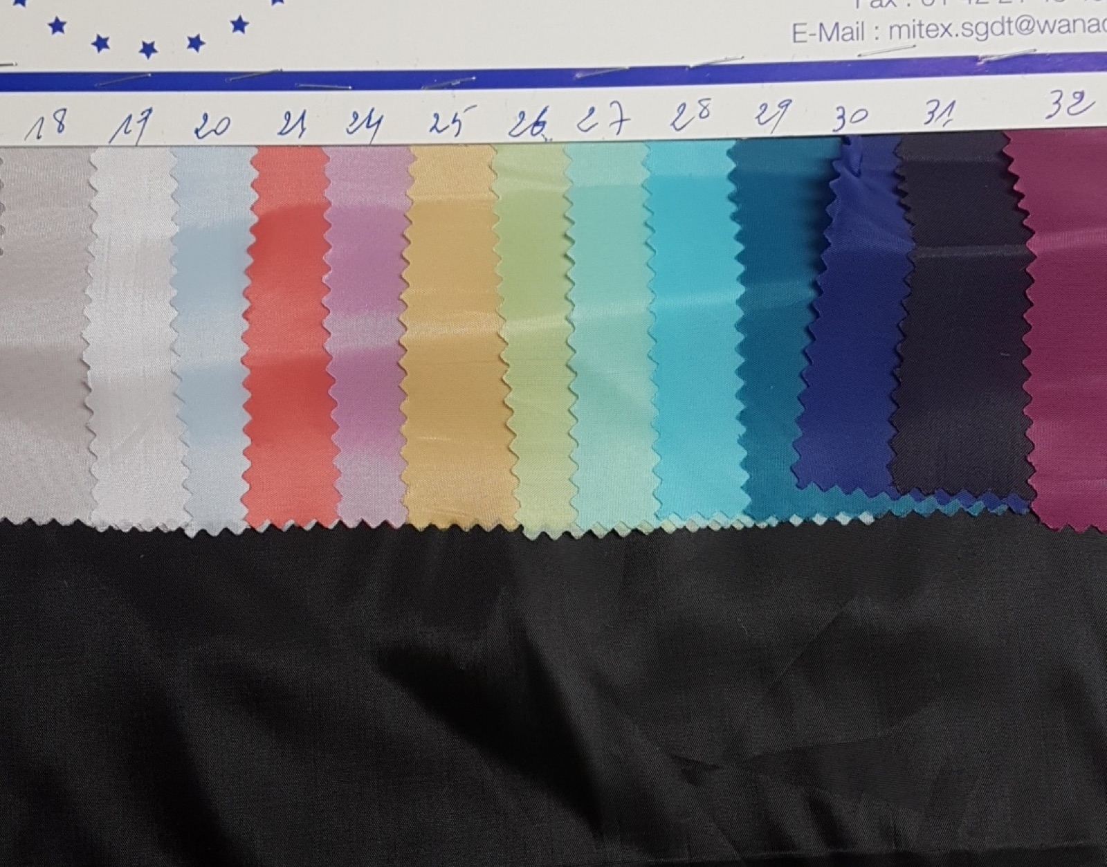 tissu pour doubler un blouson ,Doublure taffetas au mètre