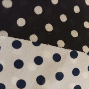Grossiste Tissu Crêpe Georgette à Pois : Stock & Impression sur-mesure