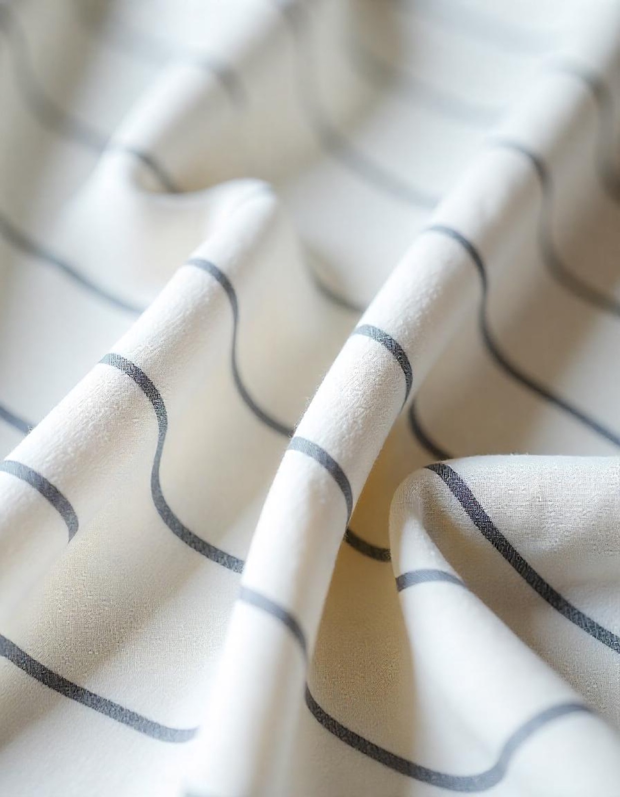 grossiste tissu maille Milano rayures blanc et bleu