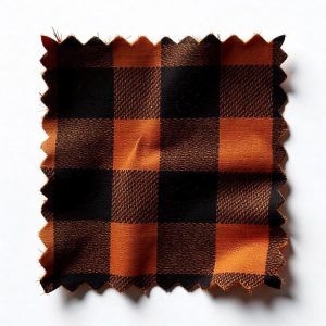 grossiste tissu vichy de coton noir