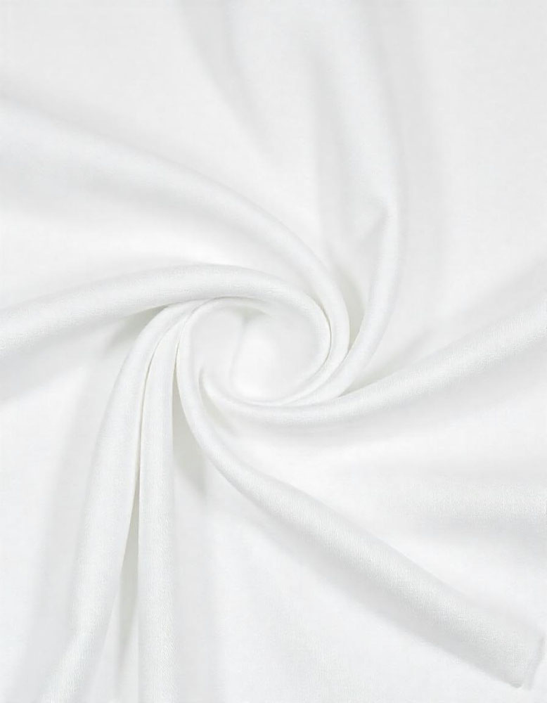 Tissu Habillement Voile Viscose uni blanc