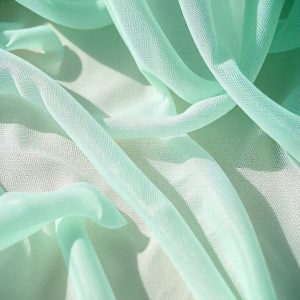 Tissu Habillement Voile Viscose uni aqua