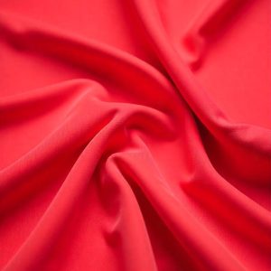 tissu banlon rouge vif