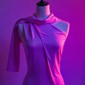 tissu banlon violet