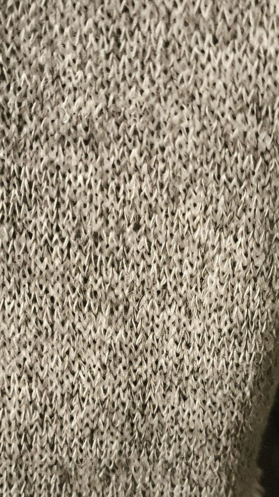 tissu maille pull blum gris clair