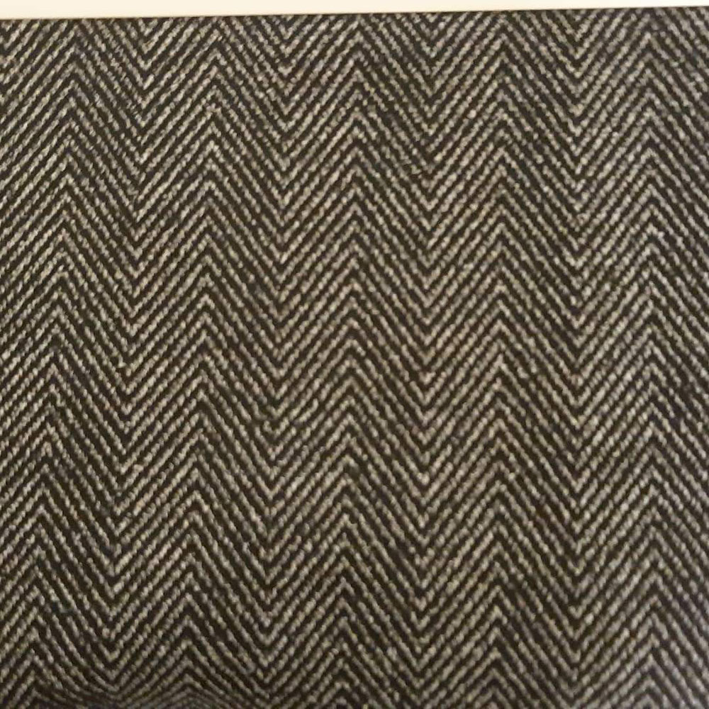 tissu chevron lin maille