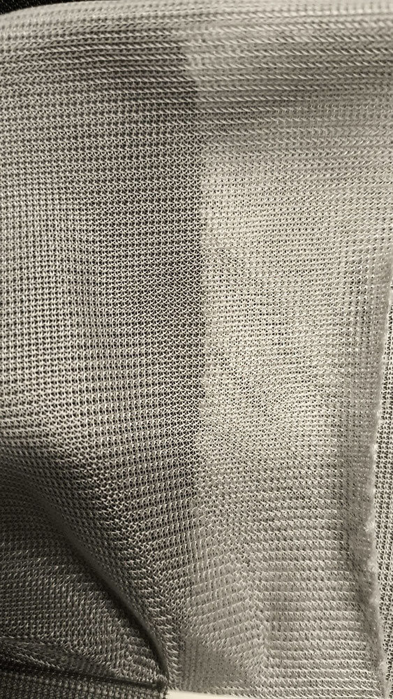 tissu doublure maille lycra gris anthracite
