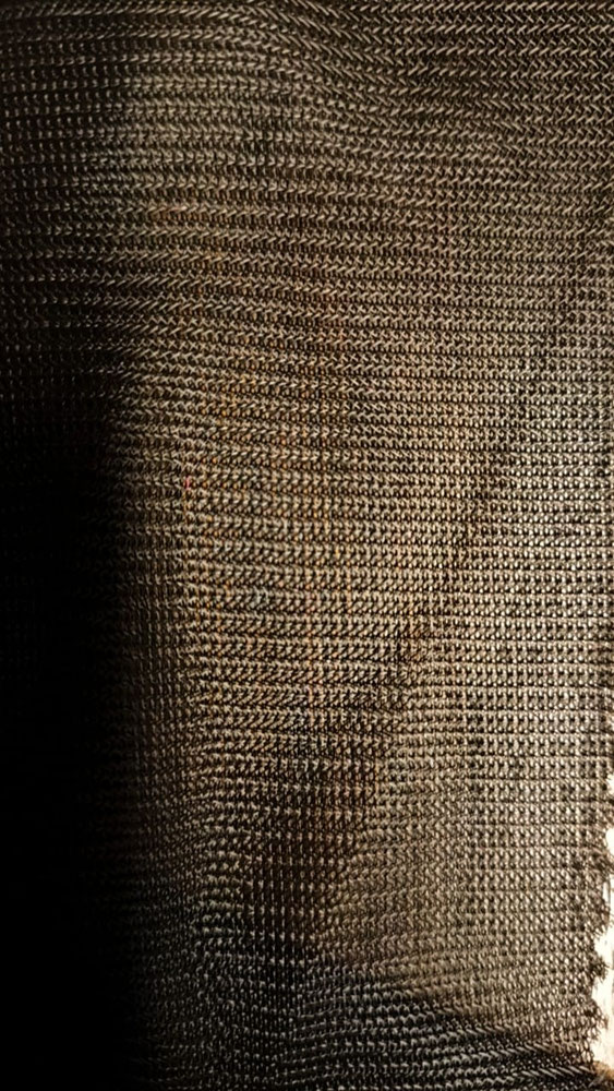 tissu doublure maille lycra chocolat