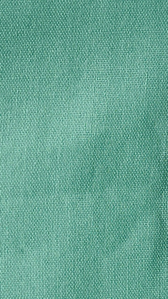tissu voile polycoton bleu canard