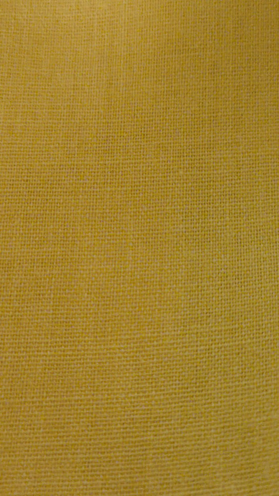 tissu voile polycoton jaune