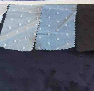 grossiste tissu voile polycoton plumetis mesh