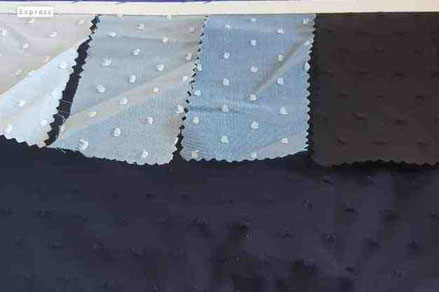 grossiste tissu voile polycoton plumetis mesh