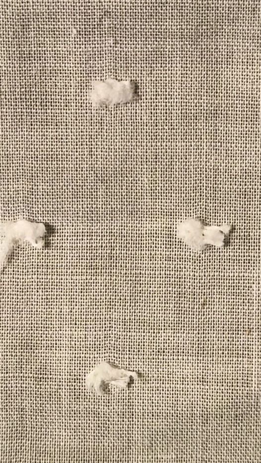 tissu voile de coton imprimé a pois