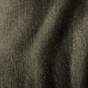 tissu jersey slub uni noir