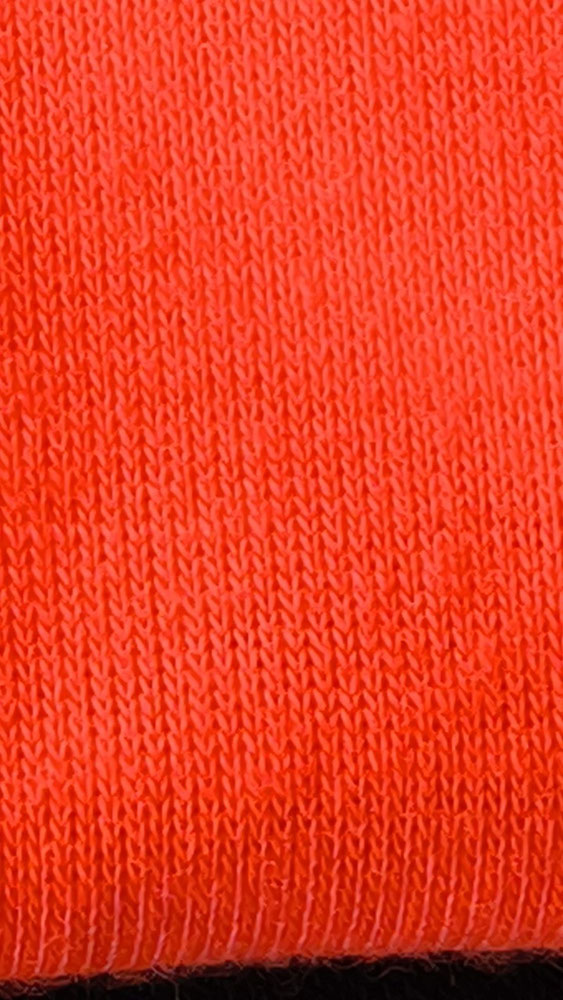 Tissu jersey polyester spun corail