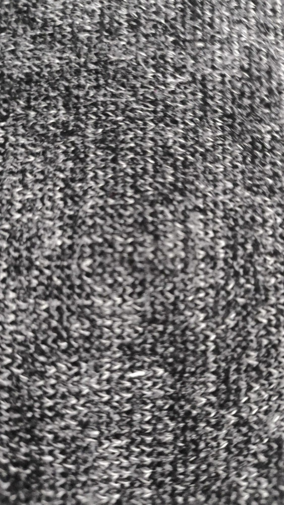 tissu maille tricot angora noir