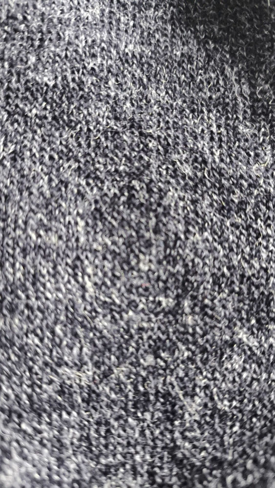 tissu maille tricot angora gris clair