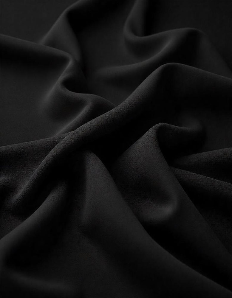 tissu jersey maille milano polyamide gris foncé