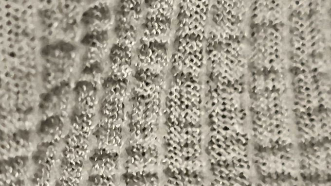 tissu jersey nid d'abeille uni blanc