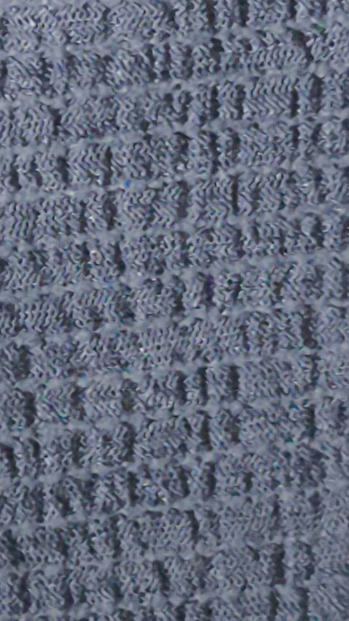 tissu jersey nid d'abeille uni bleu royal