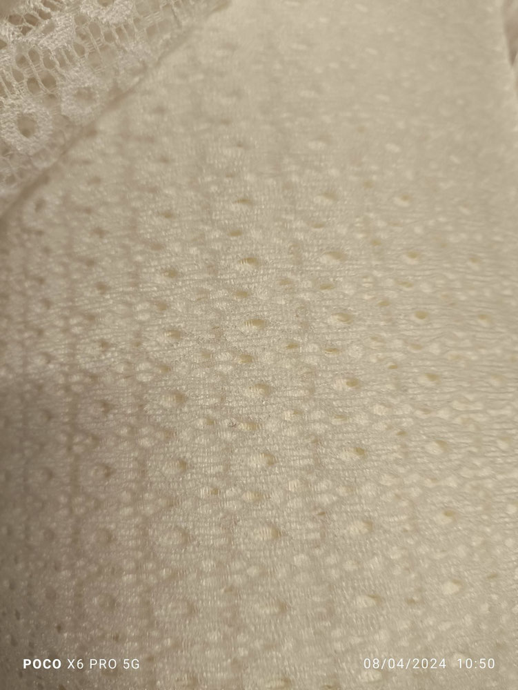 tissu dentelle noa polyamide lycra écru
