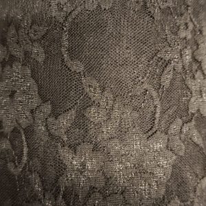tissu dentelle lorette polyamide chocolat