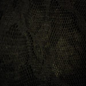 tissu dentelle lorette polyamide noir