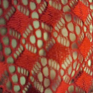 dentelle jacquard lycra rouge polyamide