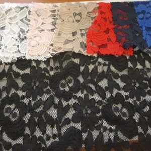 Tissu dentelle au mètre pour robe de soirée et lingerie-élégant et rafiné