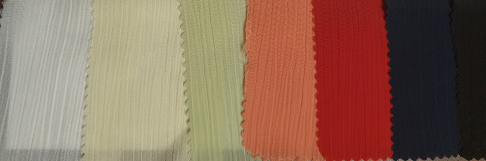 Vente de Tissu Mousseline Crépon Polyester : Prix Usine et Stock Record en Europe