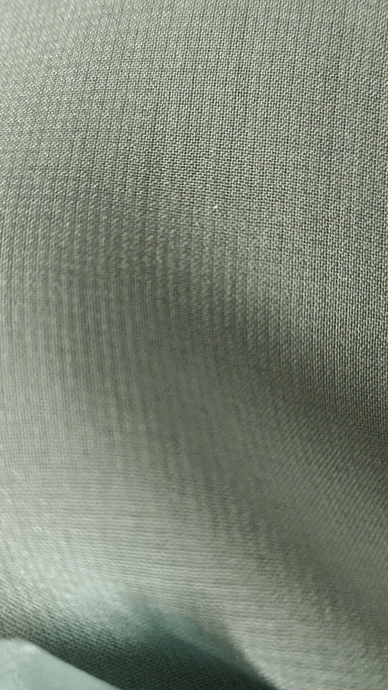 tissu mousseline aspect soie uni turquoise