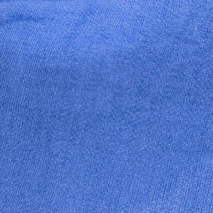 tissu aspect lin uni bleu royal