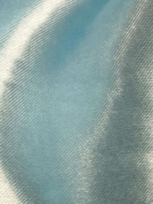 tissu satin uni taffetas 100% polyester turquoise