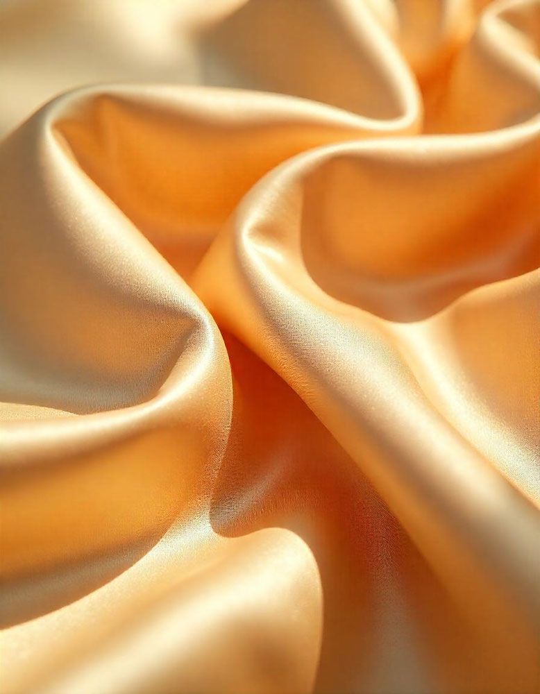 tissu satin lycra beige