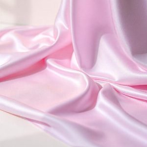 tissu satin lycra polyester gris anthracite
