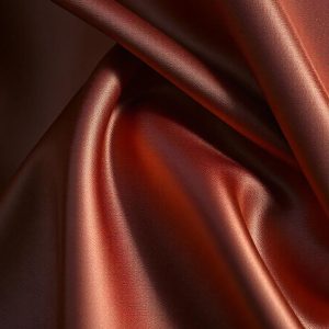 tissu satin lycra chocolat