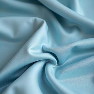 tissu satin lycra bleu ciel