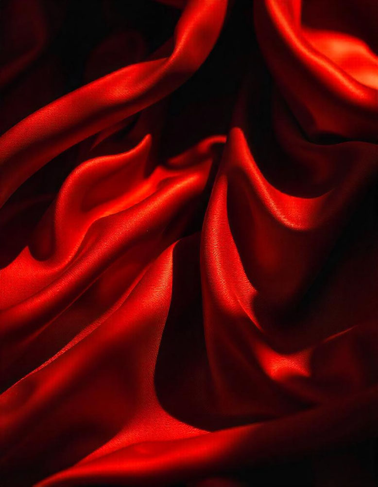 tissu satin lycra bordeaux