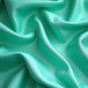 Tissu satin lycra aqua