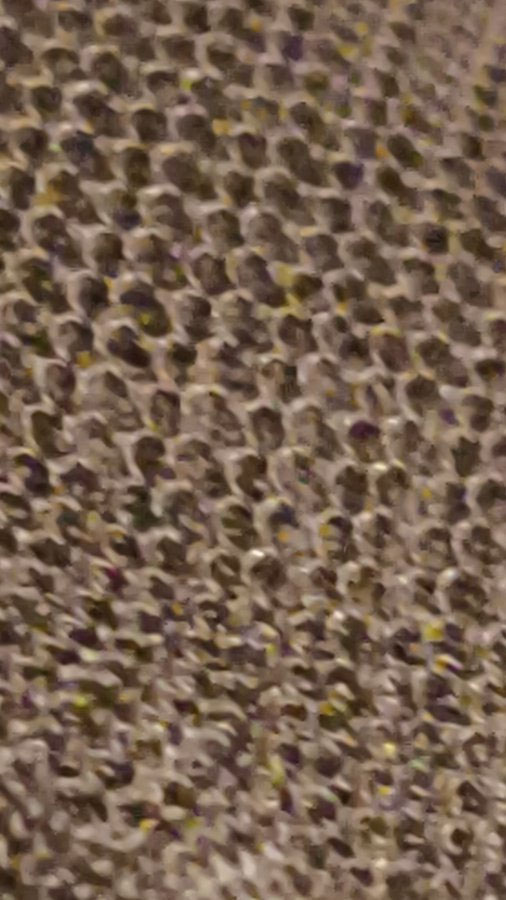 tissu résille polyester uni chocolat clair