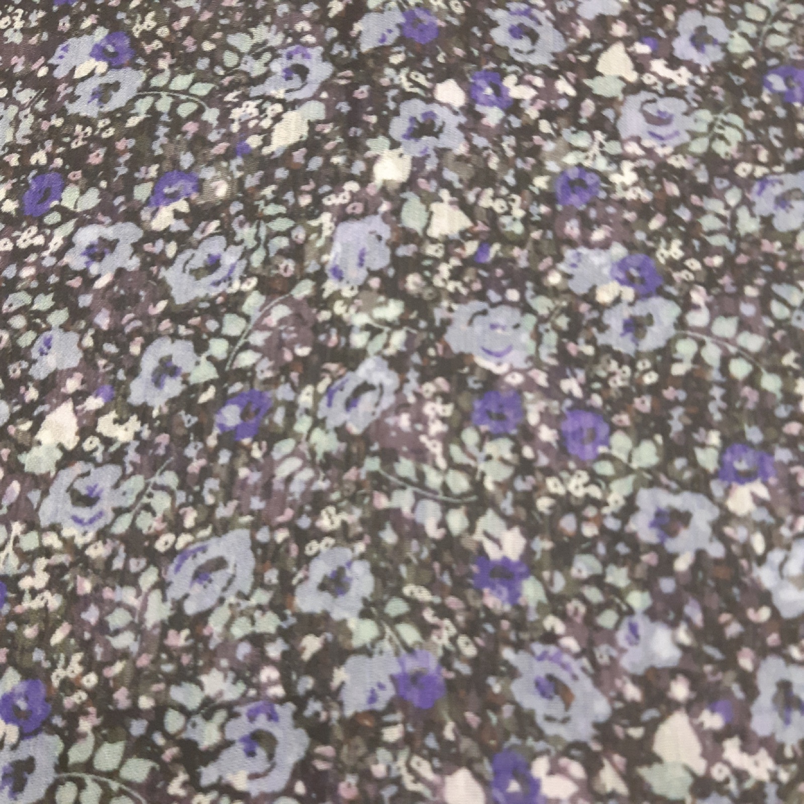 mousseline à fleurs