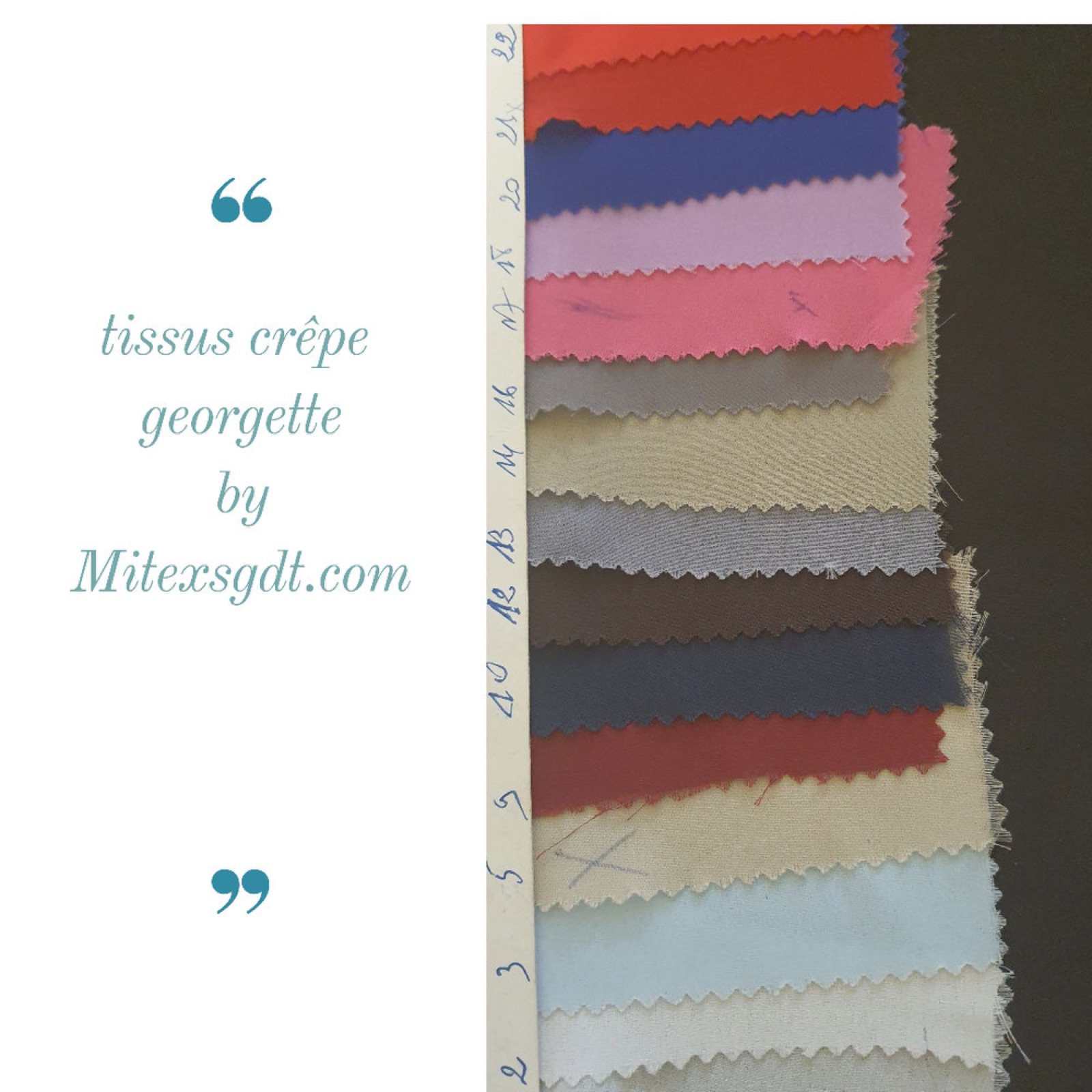 tissu crêpe georgette