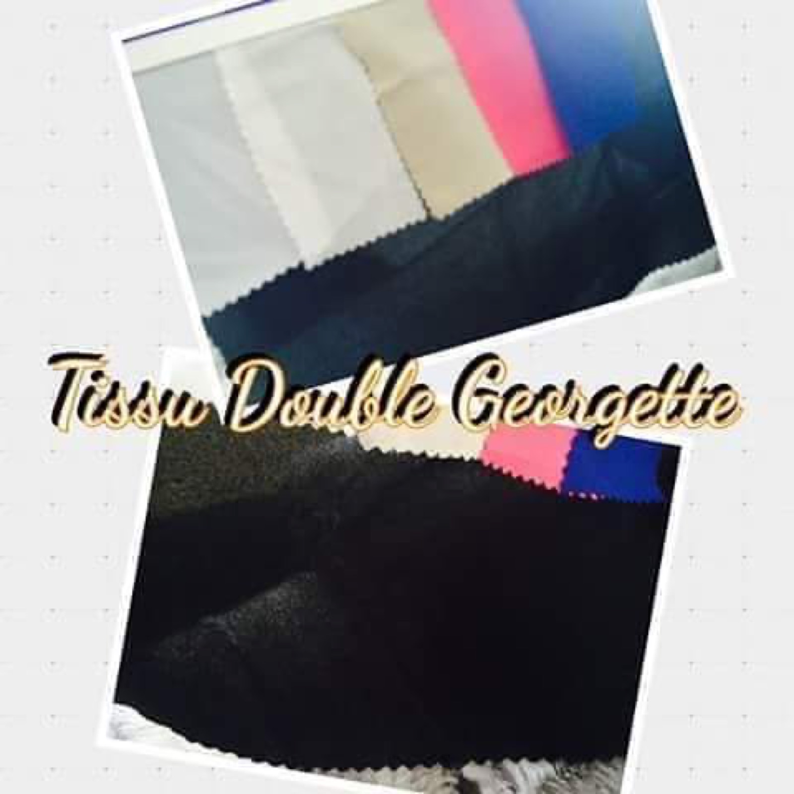 tissu double crêpe georgette