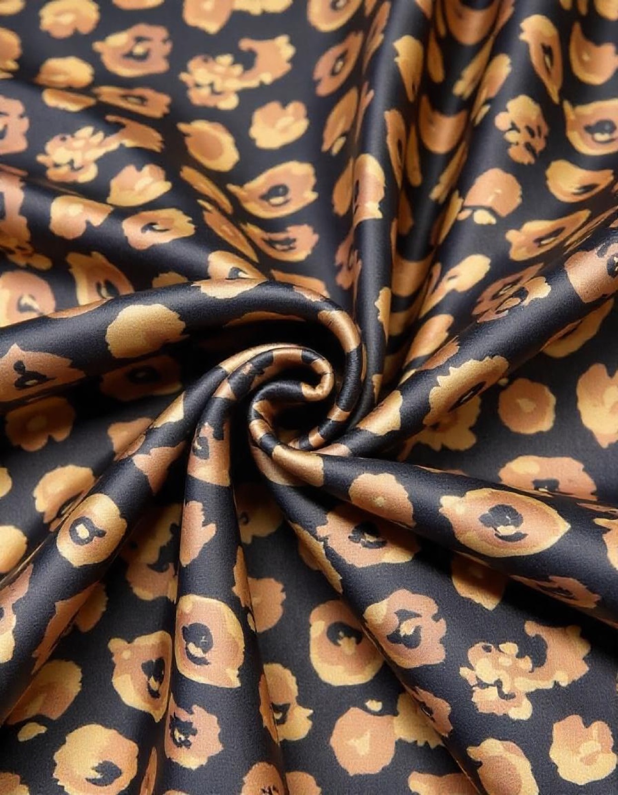 tissu microfibre polyester imprimé léopard